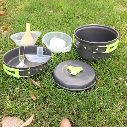 Outdoor Duo Camping Kit Cookware Set for 1-2 People