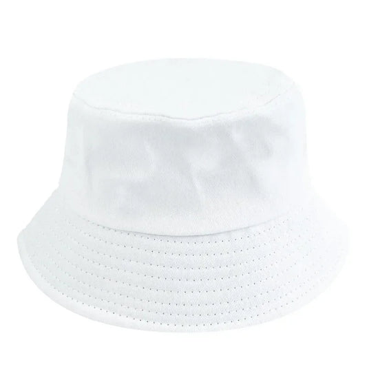 Customizable Cotton Bob Hat - Embroidered Logo Print 21 Summer Colors