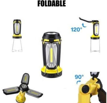 Multifunction USB COB LED Lamp - Car Camping Hook 337g