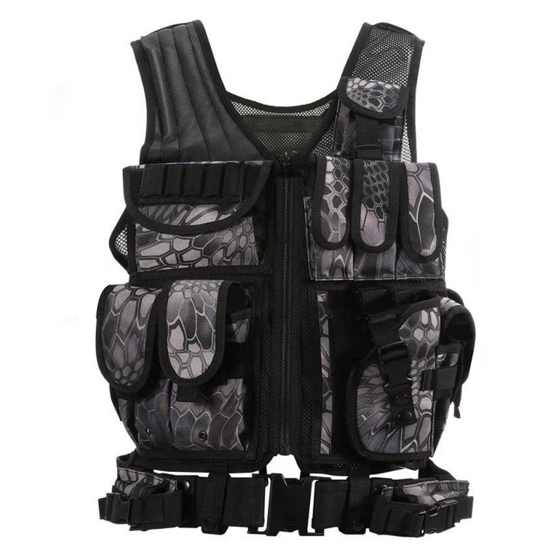 Military Tactical Molle Vest - Airsoft Combat 600D Polyester