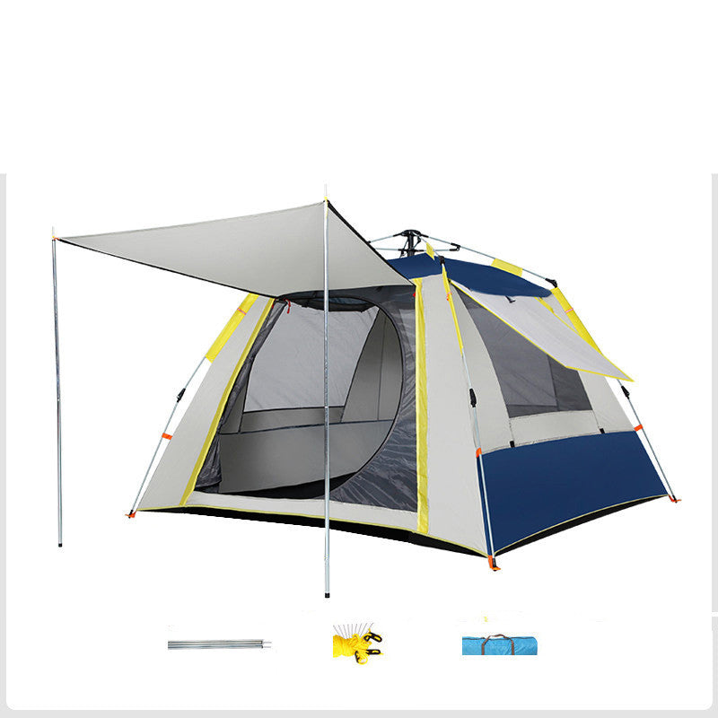 Automatic Camping Tent - Fiberglass 2-3 Persons 200x150x130cm