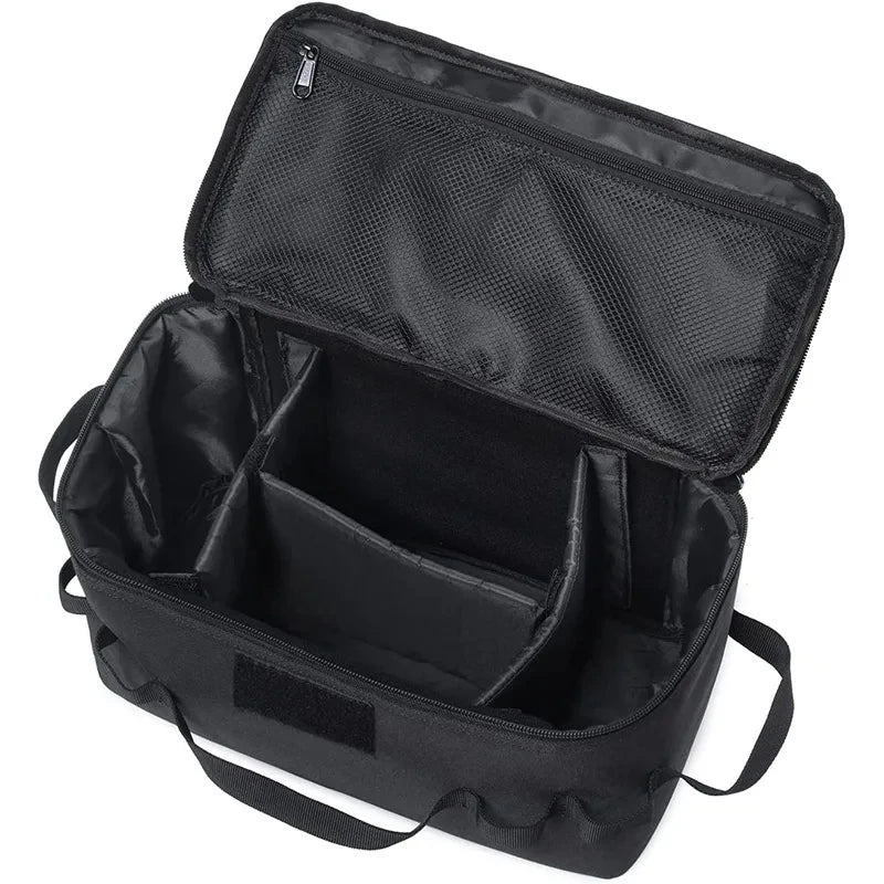 Outdoor Camping Storage Bag Large Capacity Gas Stove Canister Pot Carry Bag Sack Picnic Bag Cookware Utensils Organizer 