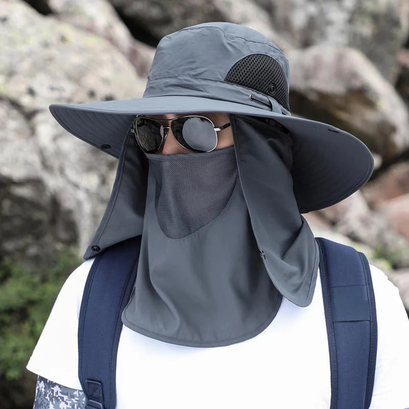 Adjustable Foldable Hat - Breathable Sun Protection Unisex Outdoor