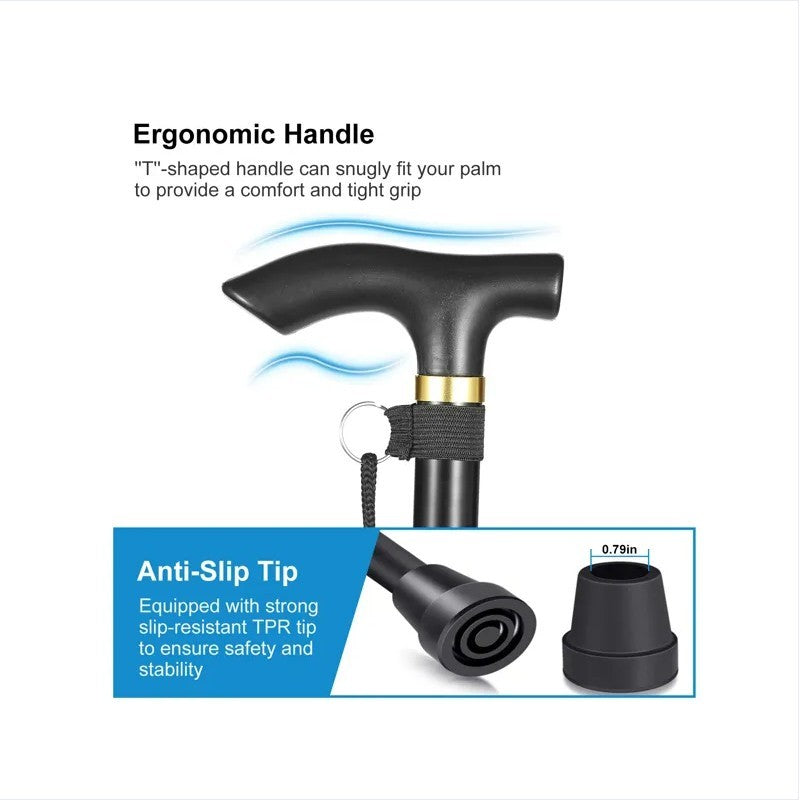 Unisex Hiking Cane Mobility Aid - Portable 263g