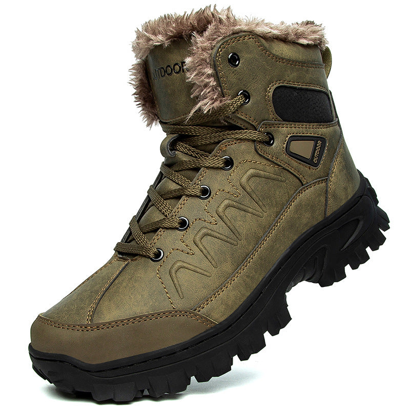 Men's Cotton High Top Shoes Large Size Warm Winter 1363g