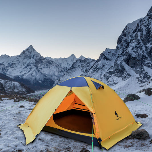 2 Person Double Wall Camping Tent - Easy to Set Up and Waterproof 3000mm