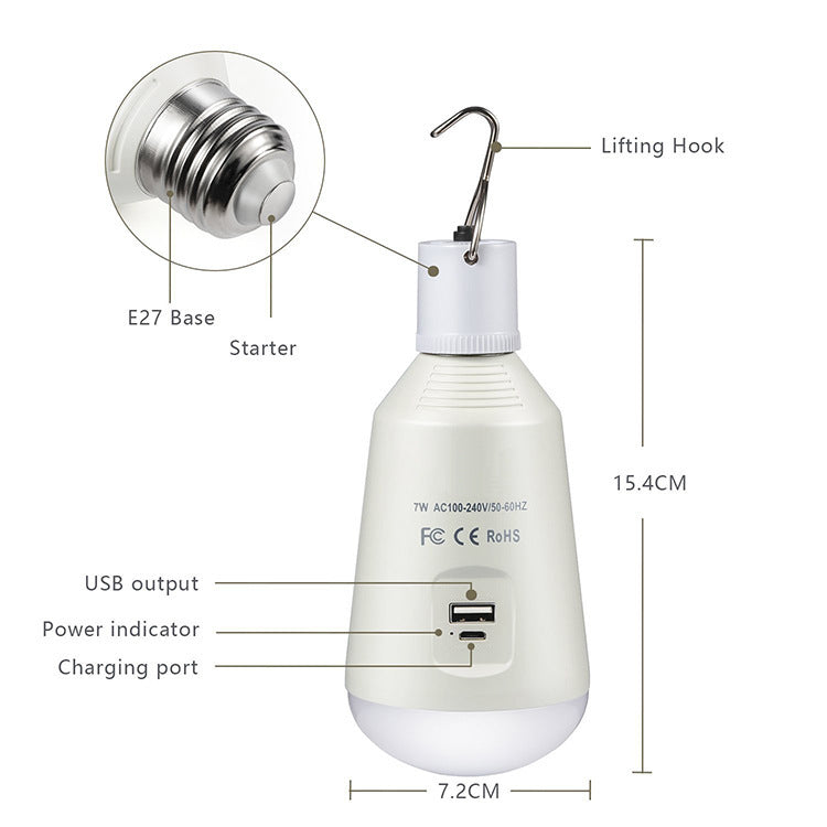 Mini Portable LED Hook Light - Multifunctional Camping Tent Lamp