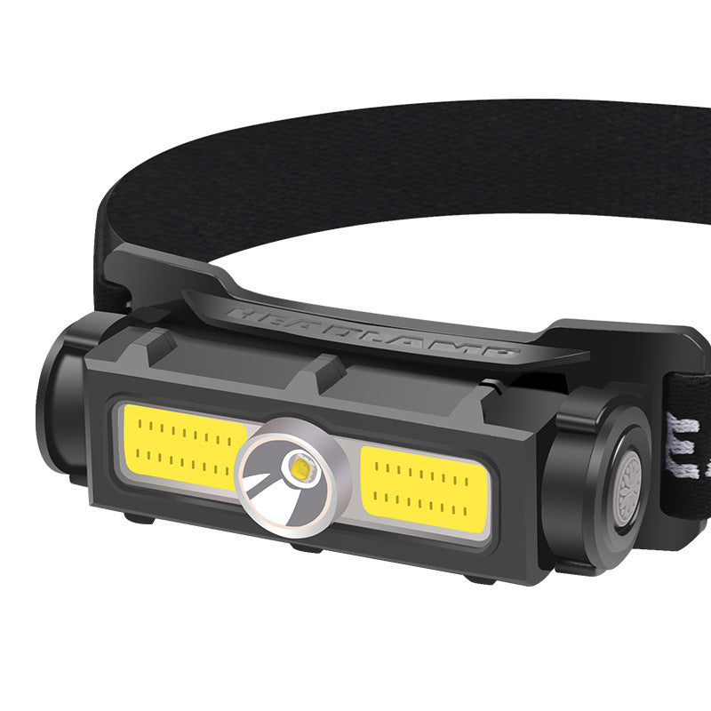 180° COB LED Headlamp | Wide Angle | Rechargeable | Fishing &amp; Camping