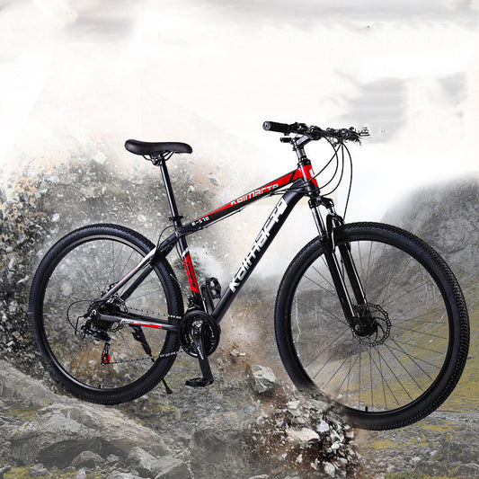 26 Inch Aluminum Alloy Mountain Bike - Disc Brakes &amp; Shock Absorbers - Professional Mountain Bike AED4