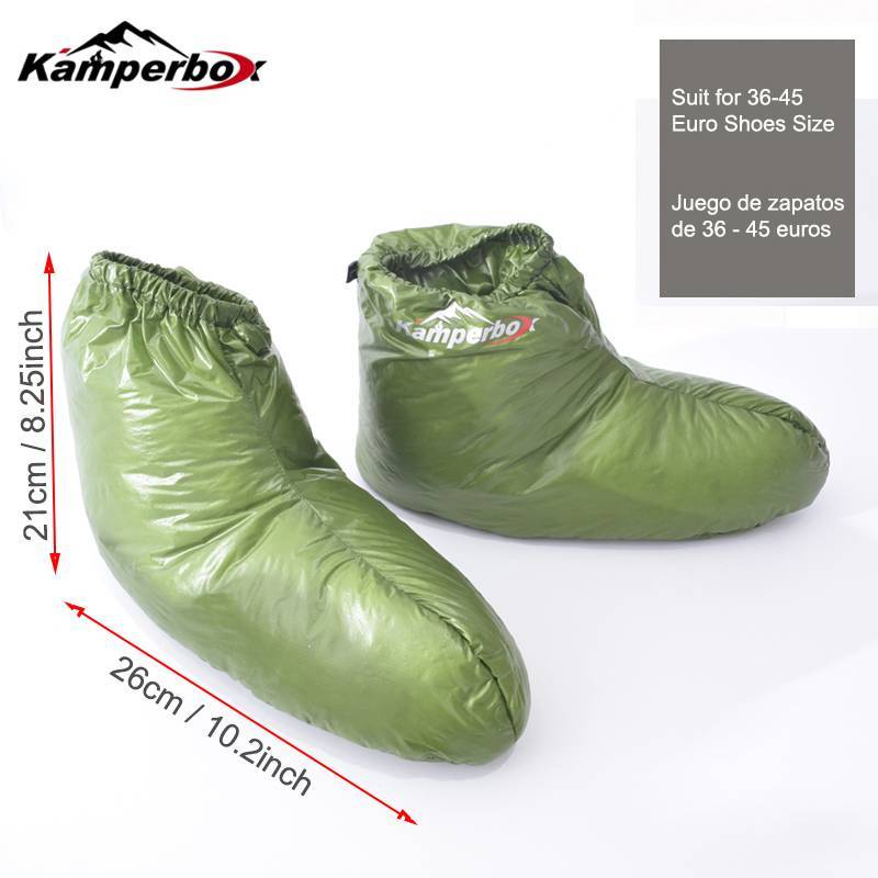 Kamperbox AQ3 Camping Bivouac Ultra-Insulating Down Socks 500g