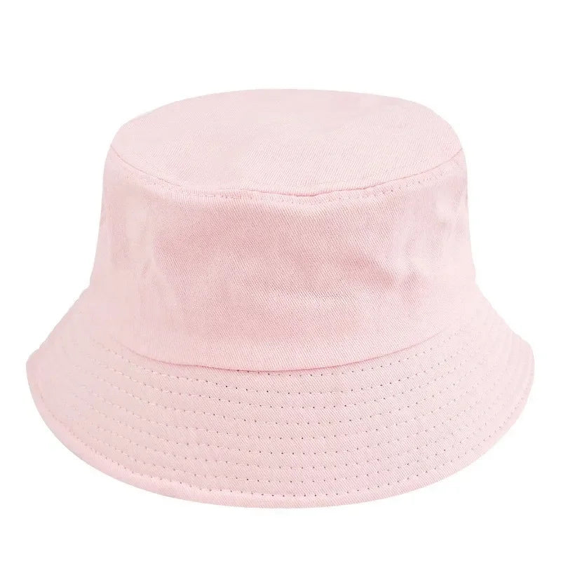 Customizable Cotton Bob Hat - Embroidered Logo Print 21 Summer Colors
