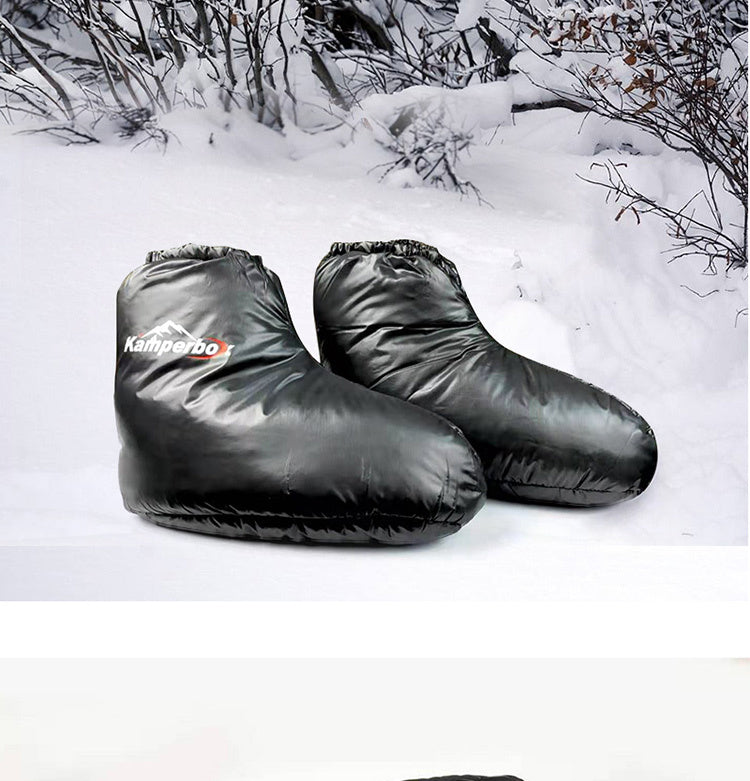 Kamperbox Camping Boots Socks AQ3 120g Down Slippers