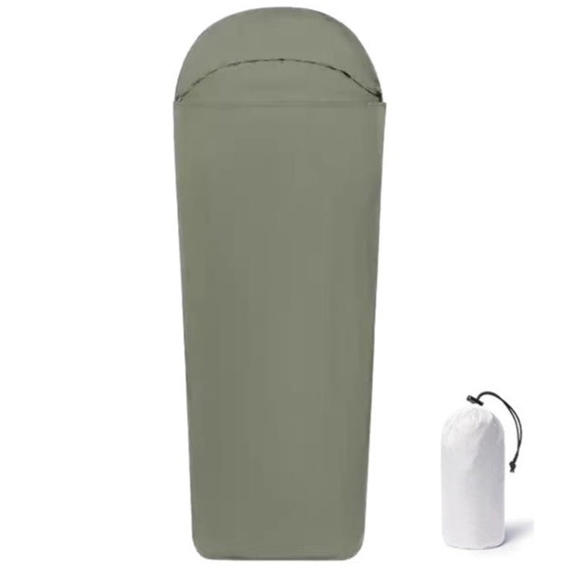 Ultralight Travel Sleeping Bag - Compact Mummy Nylon 158g