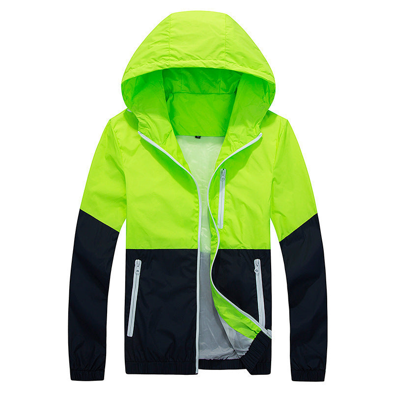 Men's Hooded Trench Jacket - Spring Autumn Fine Trend 350g