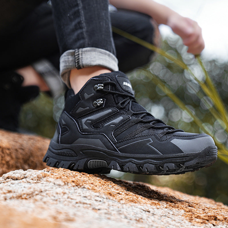 High Top Hiking Shoes Outdoor Sneakers Outdoor 1080g