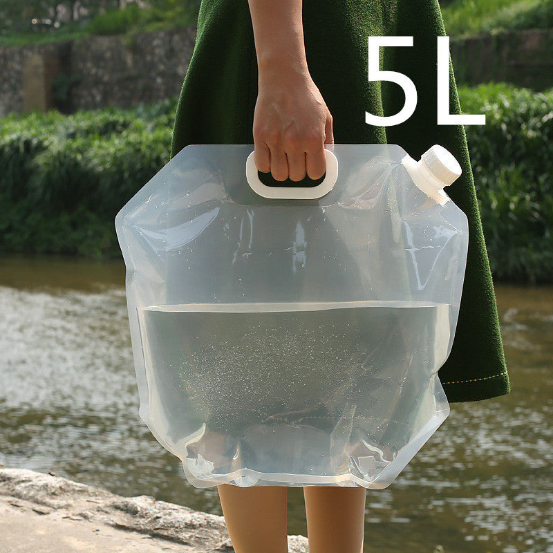 5L/10L PVC Foldable Water Bag Portable Camping Container