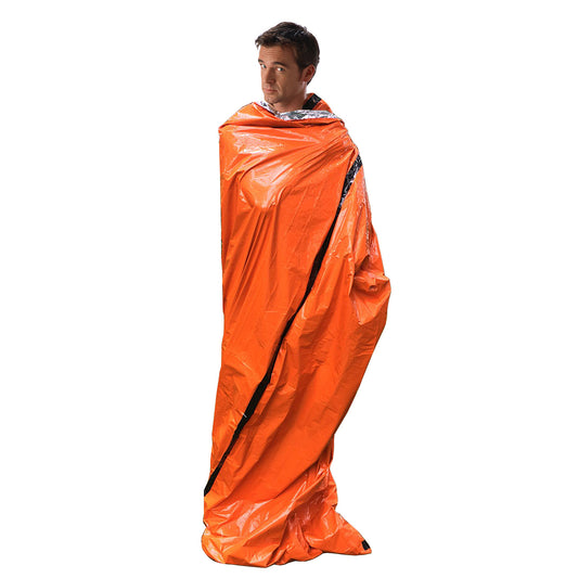 Aluminum Emergency Survival Blanket - Reusable Thermal Insulation