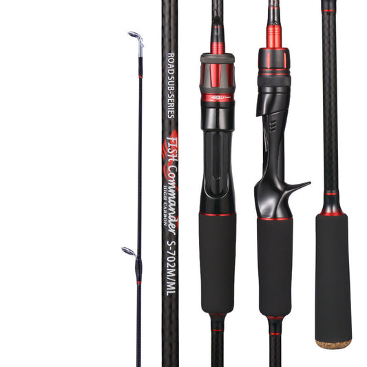 Carbon Double Pole Straight Handle - ML/M Adjustable 2.1-2.4m