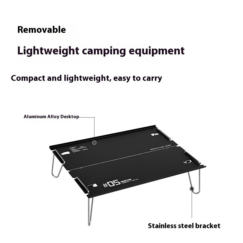 Aluminum Folding Camping Table - Lightweight and Portable