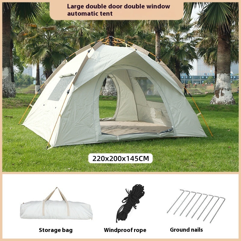 Automatic Pop-Up Camping Tent - Instant Set Up 2-4 Persons