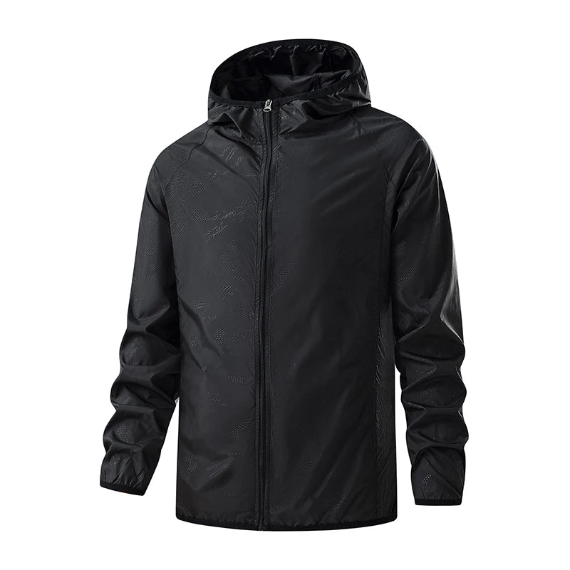 LNGXO Unisex Waterproof Hiking Jacket - Portable Anti-UV Windbreaker