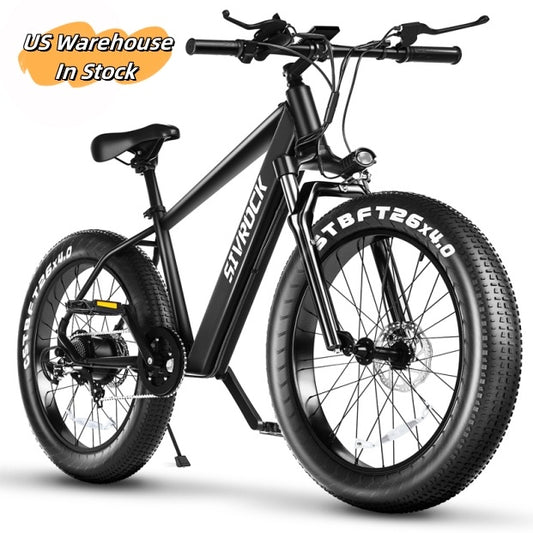 1000W Professional Electric Mountain Bike - 48V 15Ah Battery 26x4.0 Fat Tires UL AED4 Certified