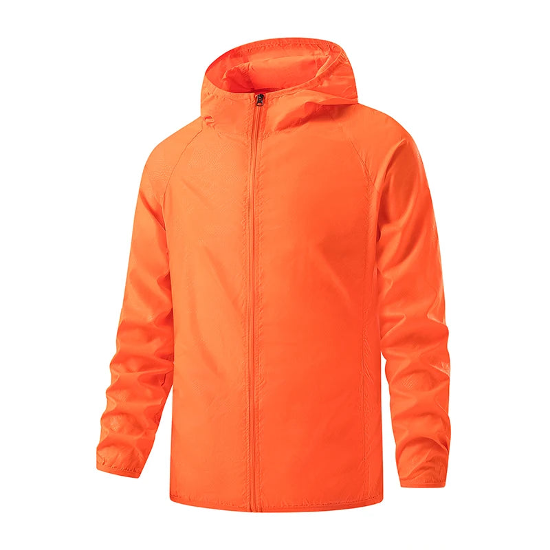 LNGXO Unisex Waterproof Hiking Jacket - Portable Anti-UV Windbreaker