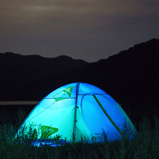 Double Layer Camping Tent - Aluminum Pole 140x210cm 2 Persons