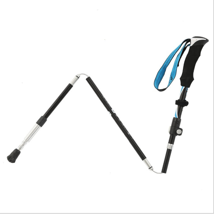 Foldable Telescopic Hiking Pole - Ultra-Light Aluminum 333g