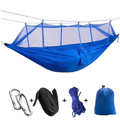 Double Parachute Hammock Mosquito Net - 210T Nylon Anti-Insects