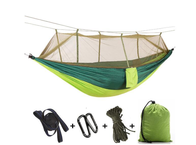 Double Parachute Hammock Mosquito Net - 210T Nylon Anti-Insects
