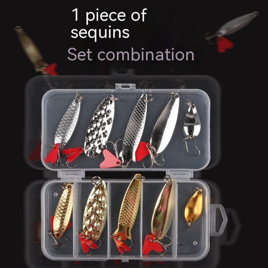 Pineapple Sequin Fishing Lure Kit - 11/21/36 Pieces Metal
