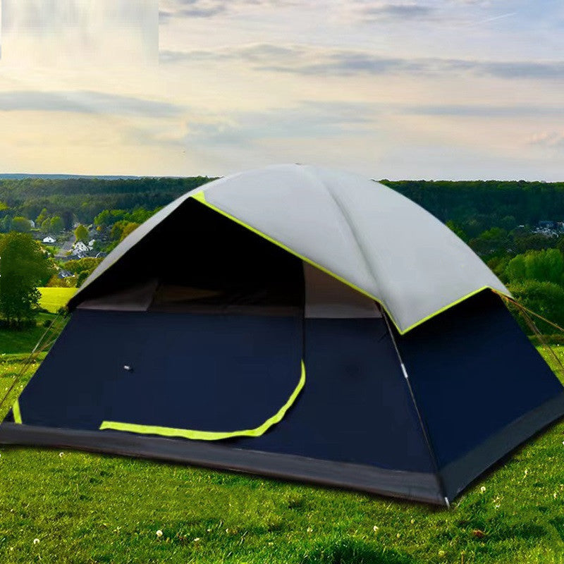 4 Person Camping Tent - Darkroom Anti-Light Family
