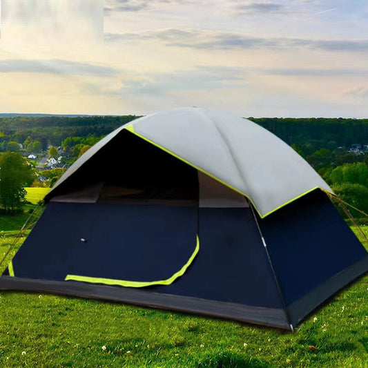 4 Person Camping Tent - Darkroom Anti-Light Family