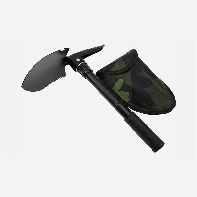 Multifunctional Folding Shovel - Telescopic Camping Garden Snow Scraper