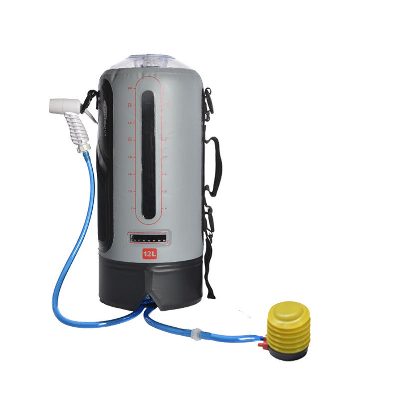 12L PVC Solar Shower Bag Natural Heating for Camping