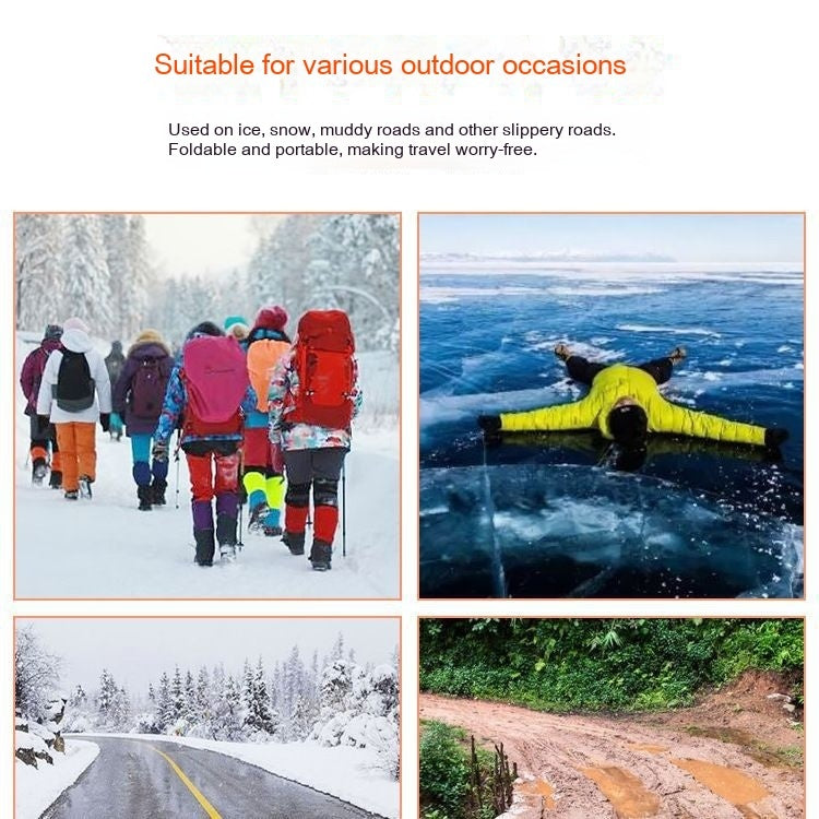 8-Tooth Climbing Spikes - Ice Snow Crampons