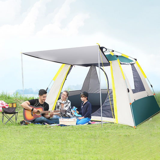 Automatic Camping Tent - Fiberglass 2-3 Persons 200x150x130cm