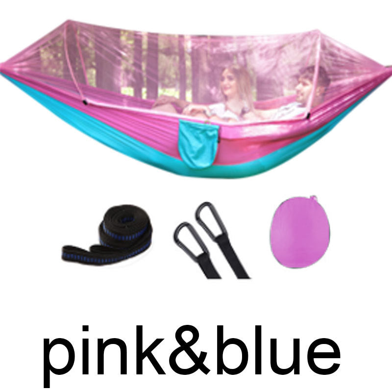 2 Person Parachute Hammock with Mosquito Net - 210T Nylon Taffeta