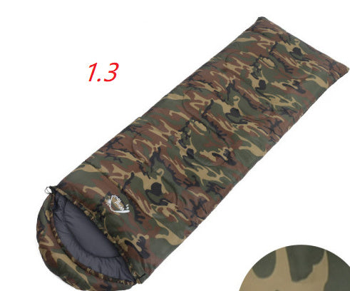 Camping Sleeping Bag Polyester 190T - Versatile Hollow Cotton 185x75cm