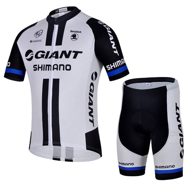 Unisex Short Sleeve Cycling Jersey White - Moisture Wicking Breathable Summer AED4