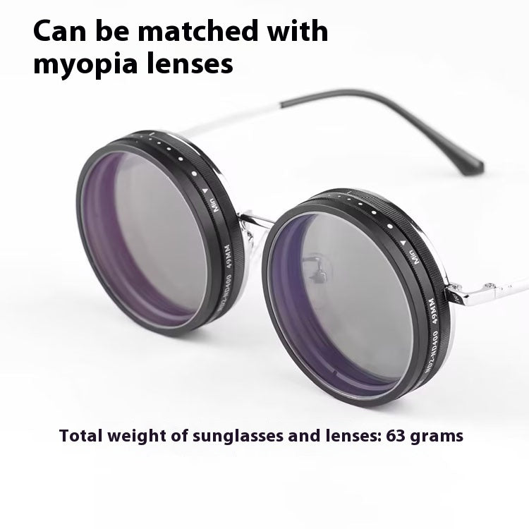 Polarized Sunglasses 9 Levels UV Protection Adjustable Transparent Pro