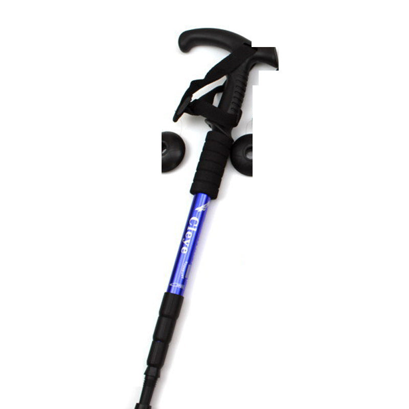 Aluminum Hiking Pole with Anti-Shock T Handle - 370g