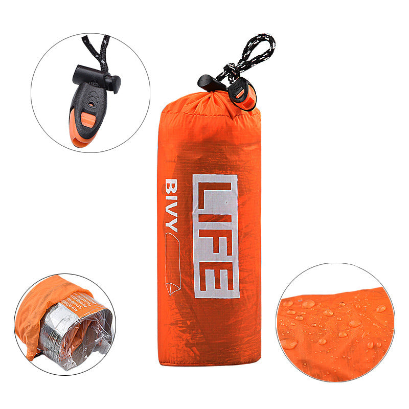 Single 1 Layer Warm Tent - Ultra-Lightweight PE Aluminum Film 268g