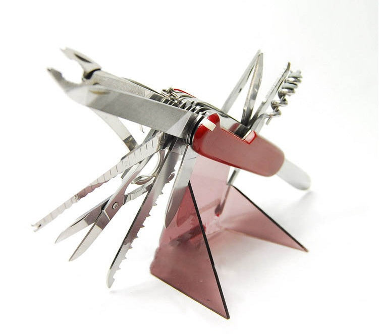 Multifunctional Swiss Army Knife 30+ Tools Stainless Steel