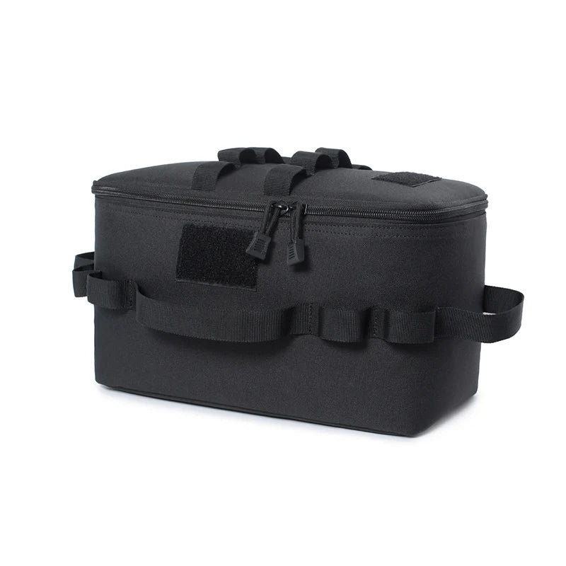 Outdoor Camping Storage Bag Large Capacity Gas Stove Canister Pot Carry Bag Sack Picnic Bag Cookware Utensils Organizer 