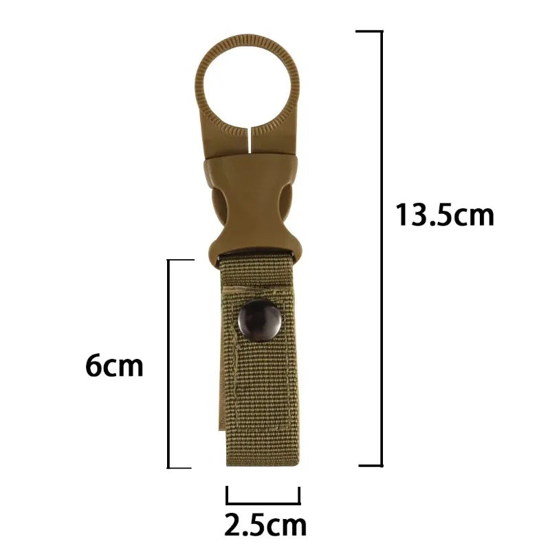 Carabiner Backpack Strap - Quick Release Bottle Holder