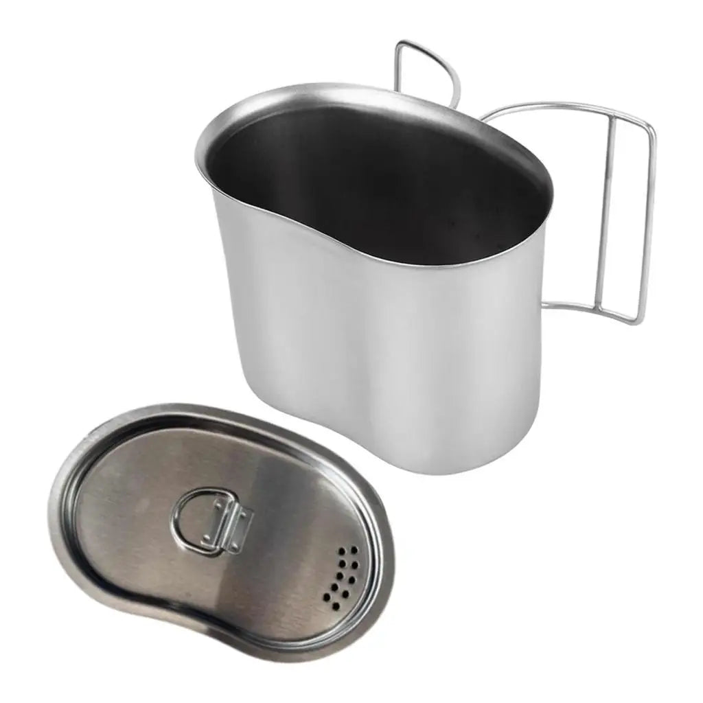 700ml Stainless Steel Camping Cup with Butterfly Handle