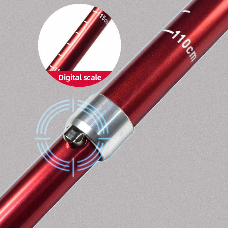 5 Sections Foldable Hiking Pole - Portable Telescopic