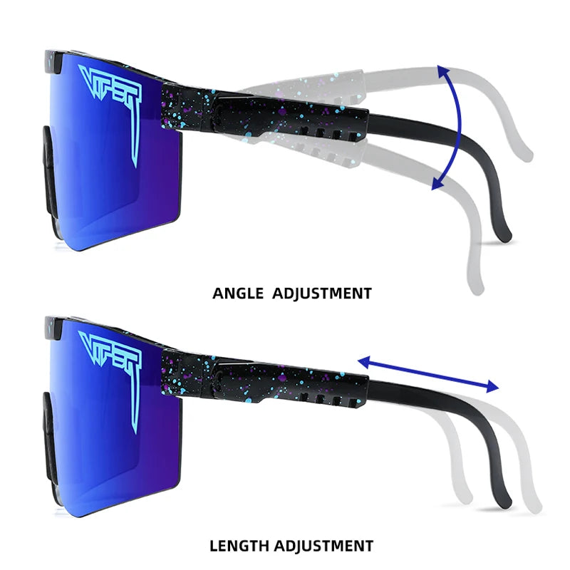 Pit Viper Style Sport Cycling Glasses - UV400 Unisex Outdoor